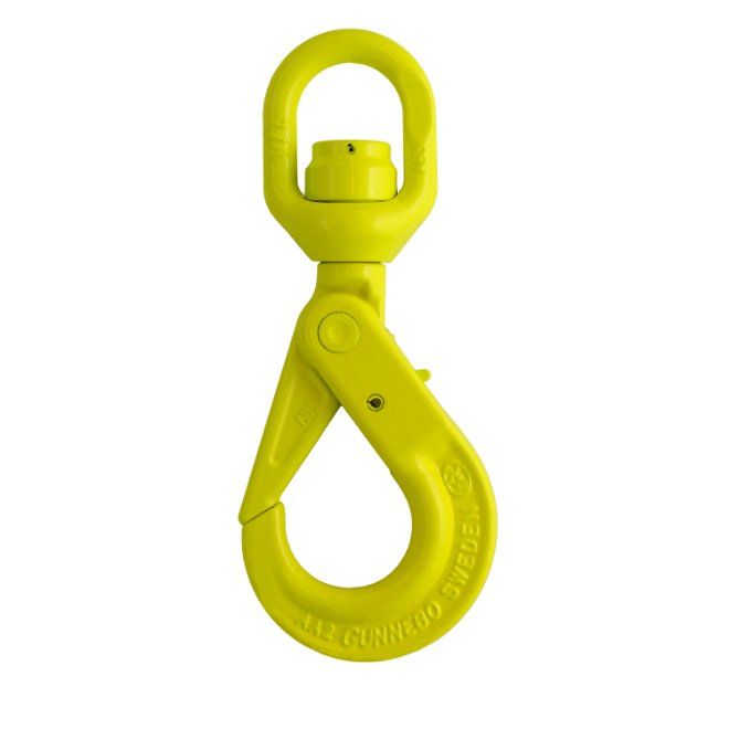 Swivel safety hook with ball-bearing BKLK