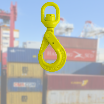 Swivel safety hook with ball-bearing