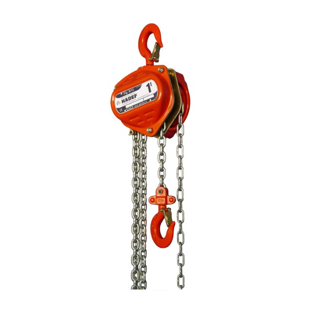 Manual chain hoist Hadef 8/12 0,25t 3m without LL