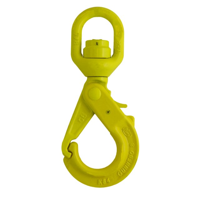 Swivel safety hook with ball-bearing LKBK