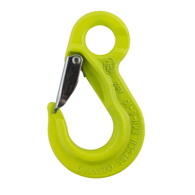 Safety hook with latch EKN 6-10 Grade 10