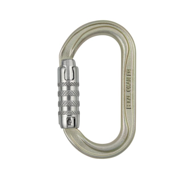 Carabiner oval steel Oxan Triact-Lock