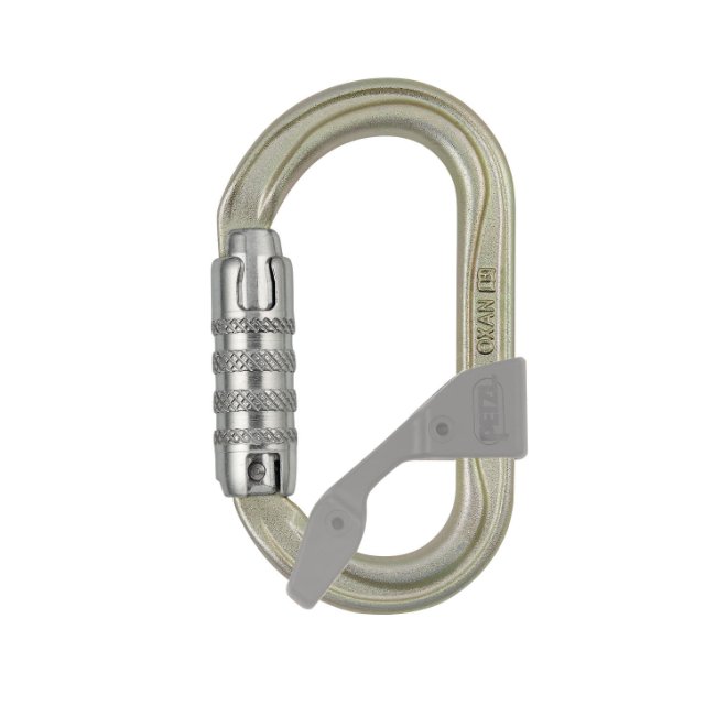 Mousqueton en acier ovale Oxan Triact-Lock